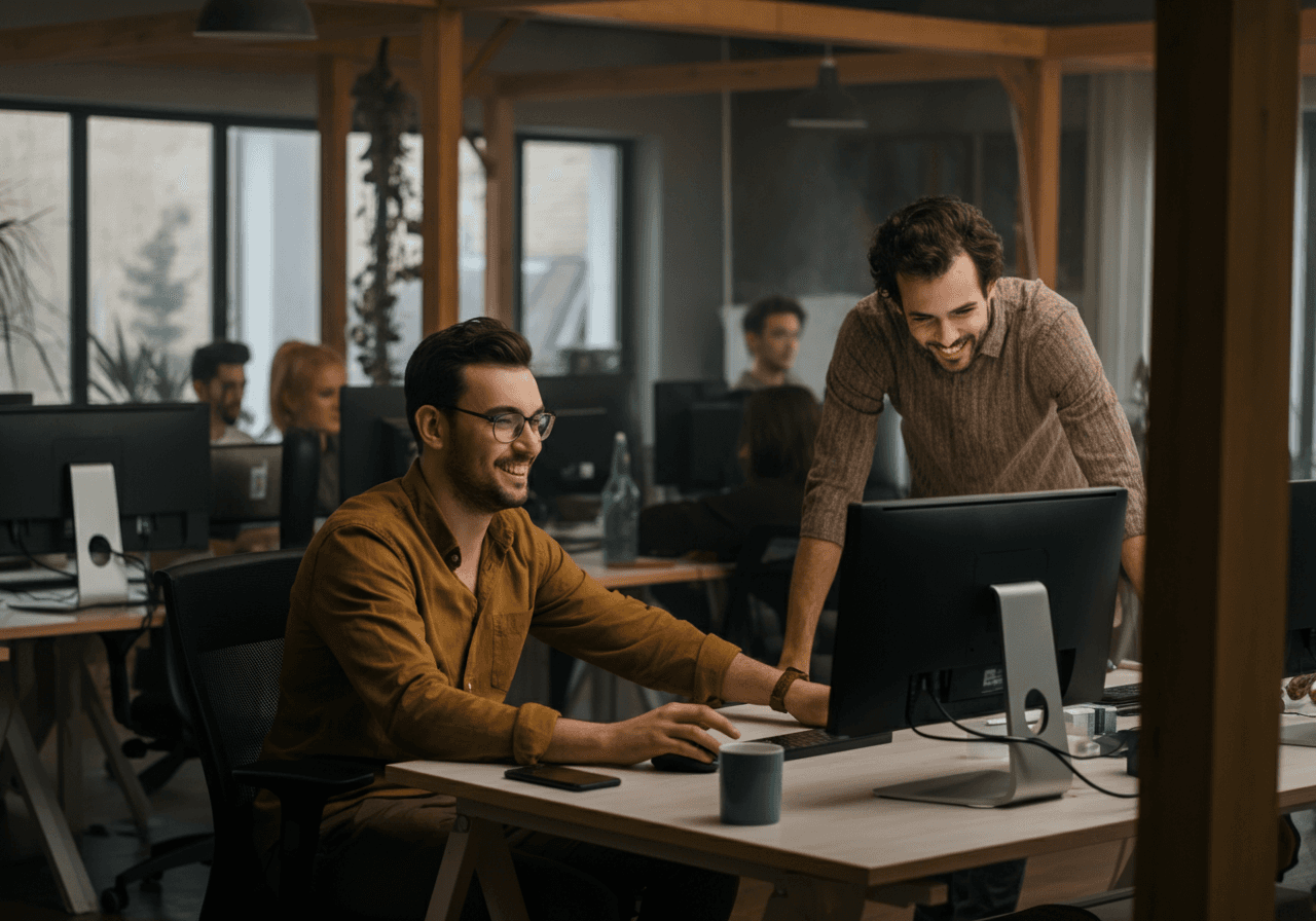 Photo of a company team